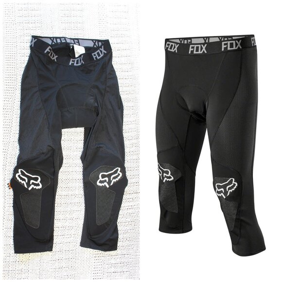 FOX Racing Enduro Pro Base layer Cycling Tight Size M Padded Knee Mountain Bike - Picture 1 of 8